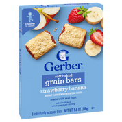 Gerber Soft Baked Grain Bars Strawberry Banana 156g