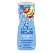 Gerber Strawberry Apple Puffs 42g