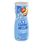Gerber Strawberry Apple Puffs 42g