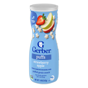Gerber Strawberry Apple Puffs 42g