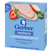 Gerber Strawberry Apple Spinach Teethers 48g