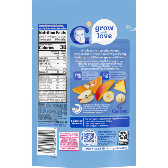 Gerber Truly Tropical Blend Melts 28g