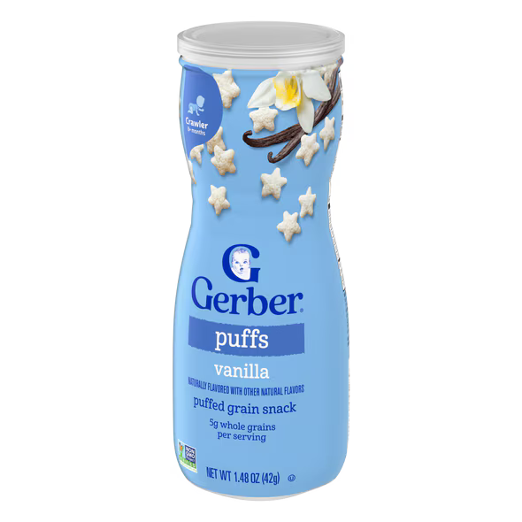 Gerber Vanilla Puffs 42g