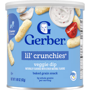 Gerber Veggie Dip Lil’ Crunchies 42g