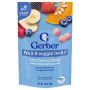 Gerber Very Berry Blend Fruit & Veggie Melts 28g
