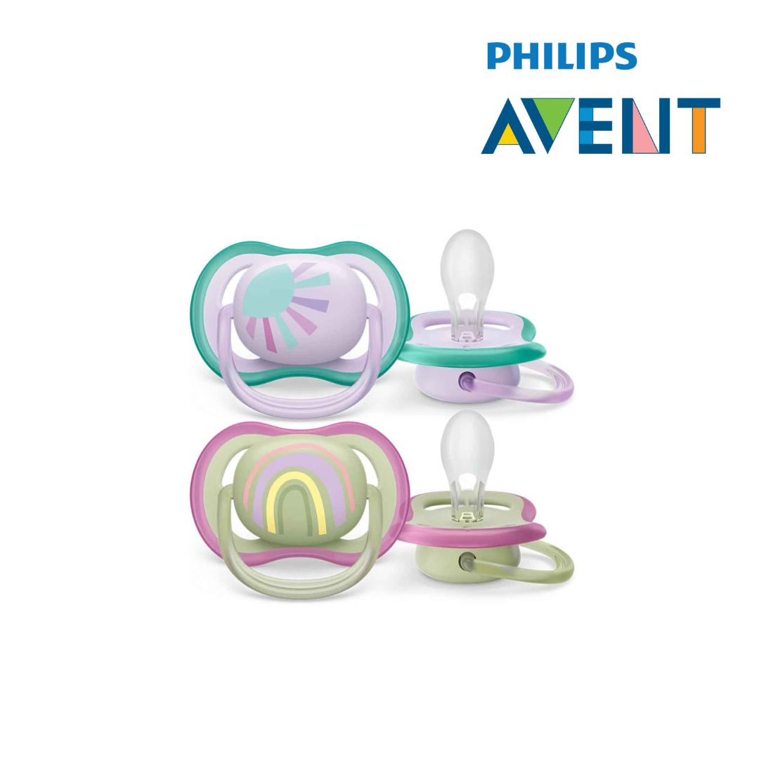 Philips Avent Soother Air 0-6M Girl X2 - Astra Family