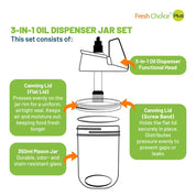 Fresh Choice Oil Dispenser Set - Astra Family