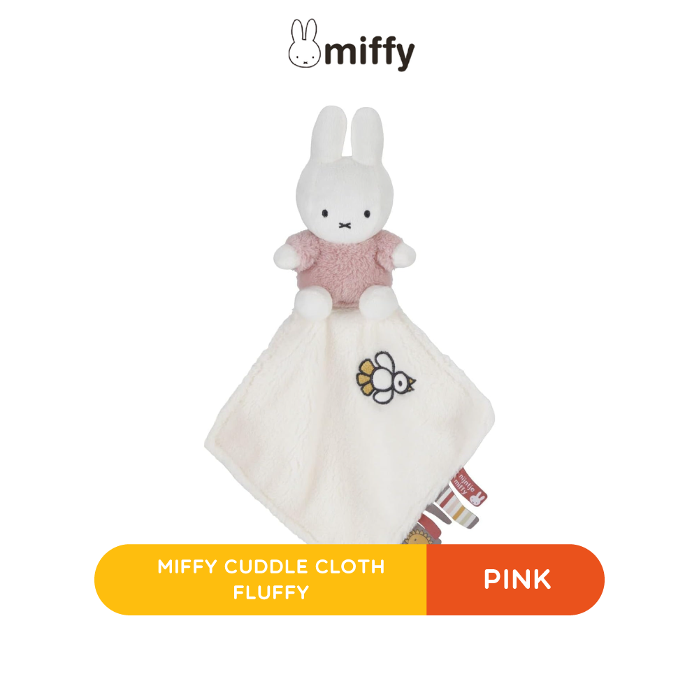 MIFFY CUDDLE CLOTH FLUFFY PINK