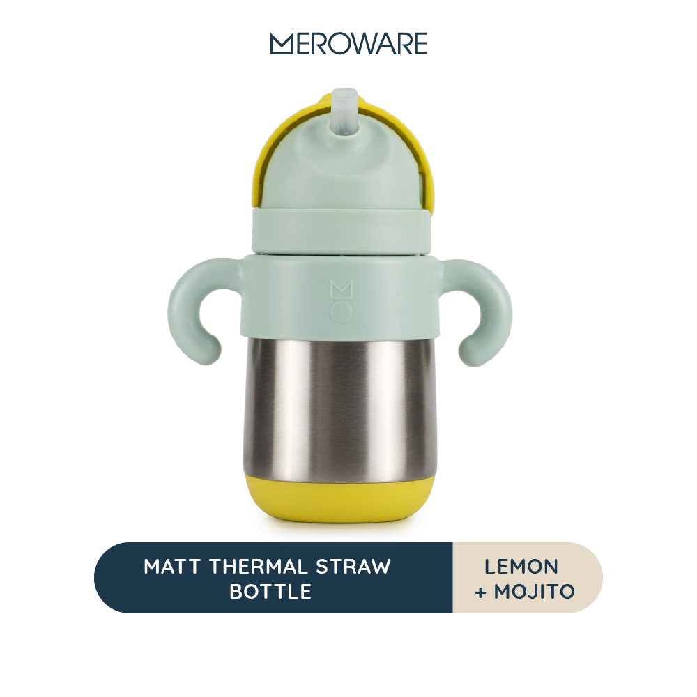 MEROWARE MATT THERMAL STRAW BOTTLE