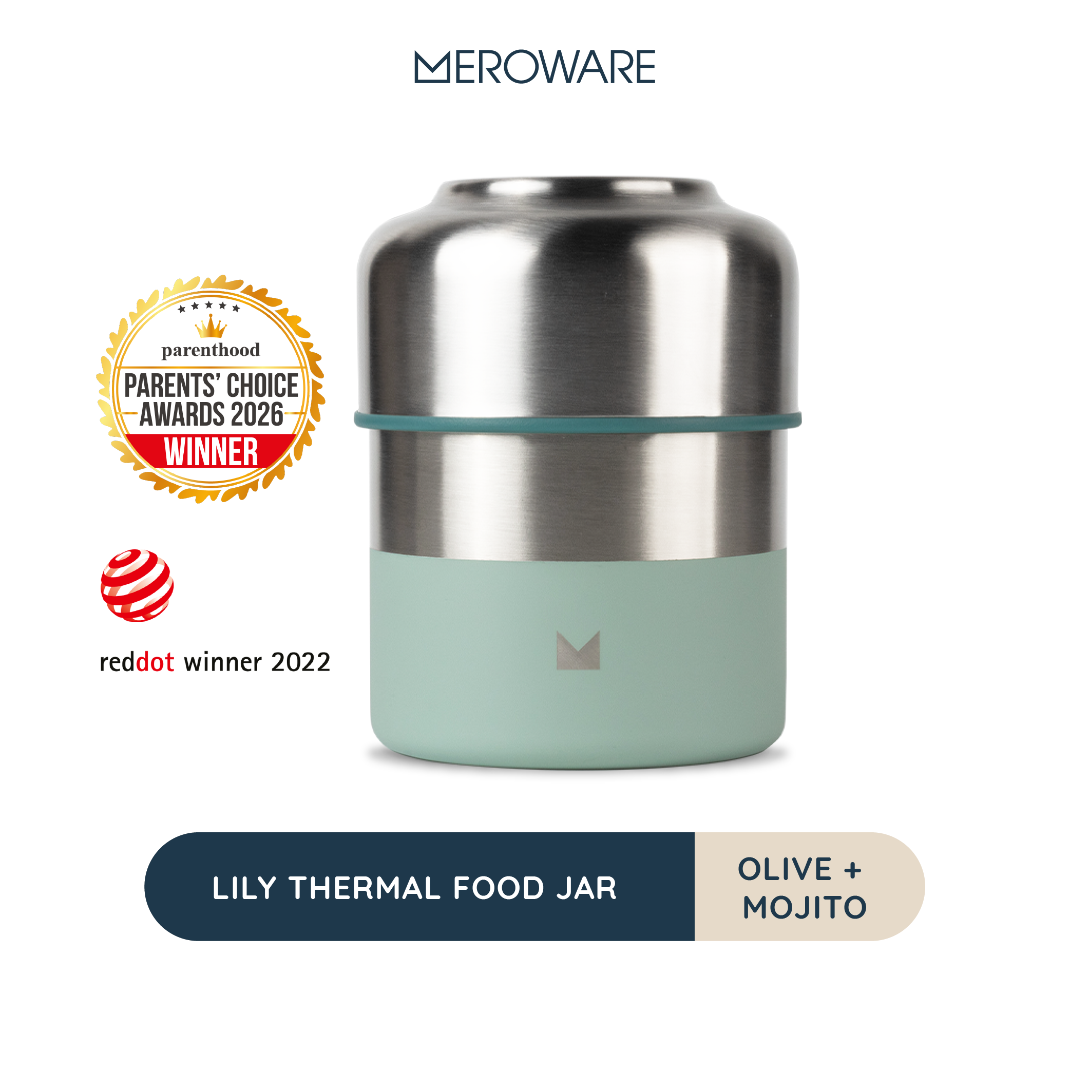 MEROWARE LILY THERMAL FOOD JAR