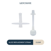 Meroware Alice Replacement Straw- Clear