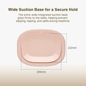 Moyuum Silicone Suction Food Plate - 5 Hole