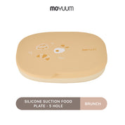 Moyuum Silicone Suction Food Plate - 5 Hole