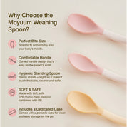 Moyuum Baby Food Spoon Set with Case