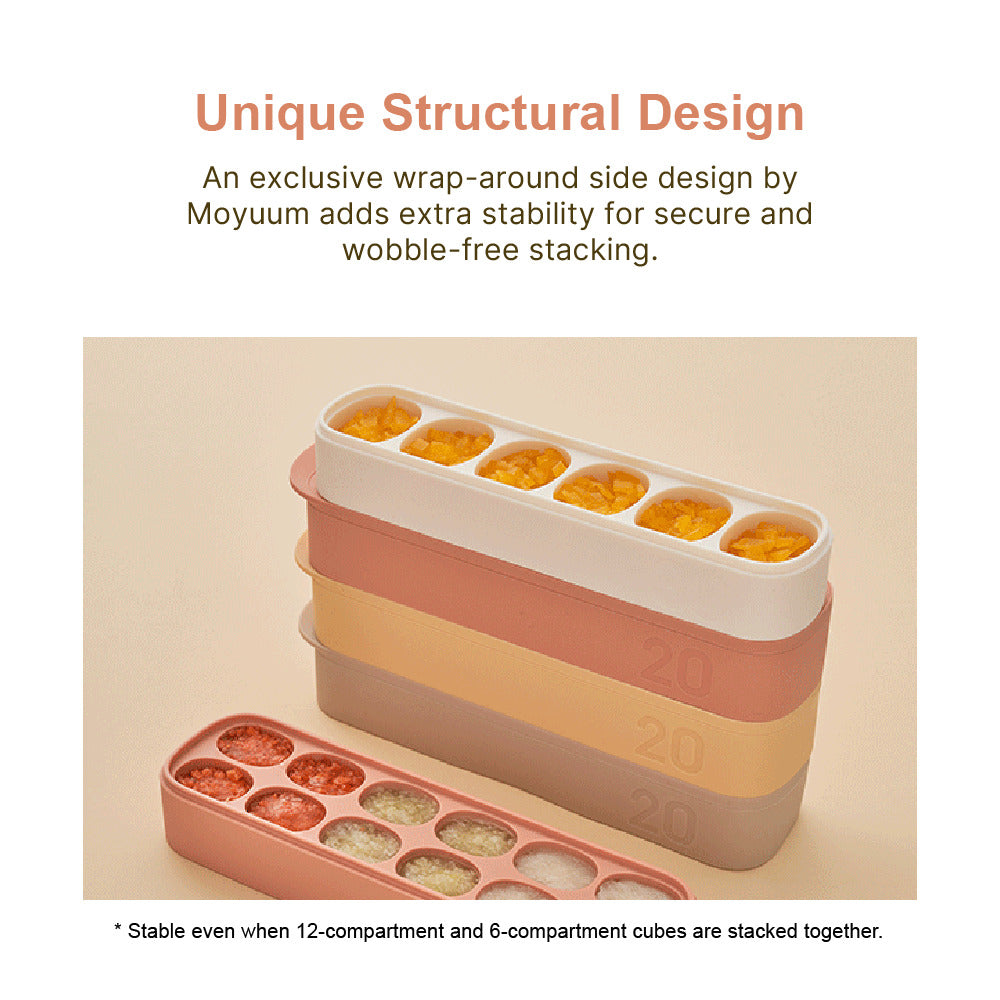 Moyuum Double-Sealed Silicone Multi Cube 12 Hole