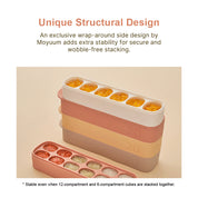 Moyuum Double-Sealed Silicone Multi Cube 12 Hole
