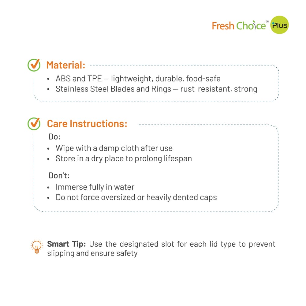 Fresh Choice Multi Beverage Opener