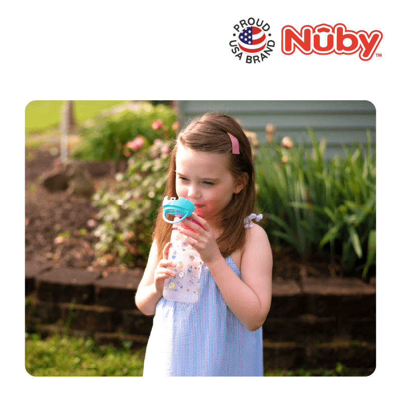 Nuby Printed Tritan Flip-it Active Bottle (18oz/532ml)