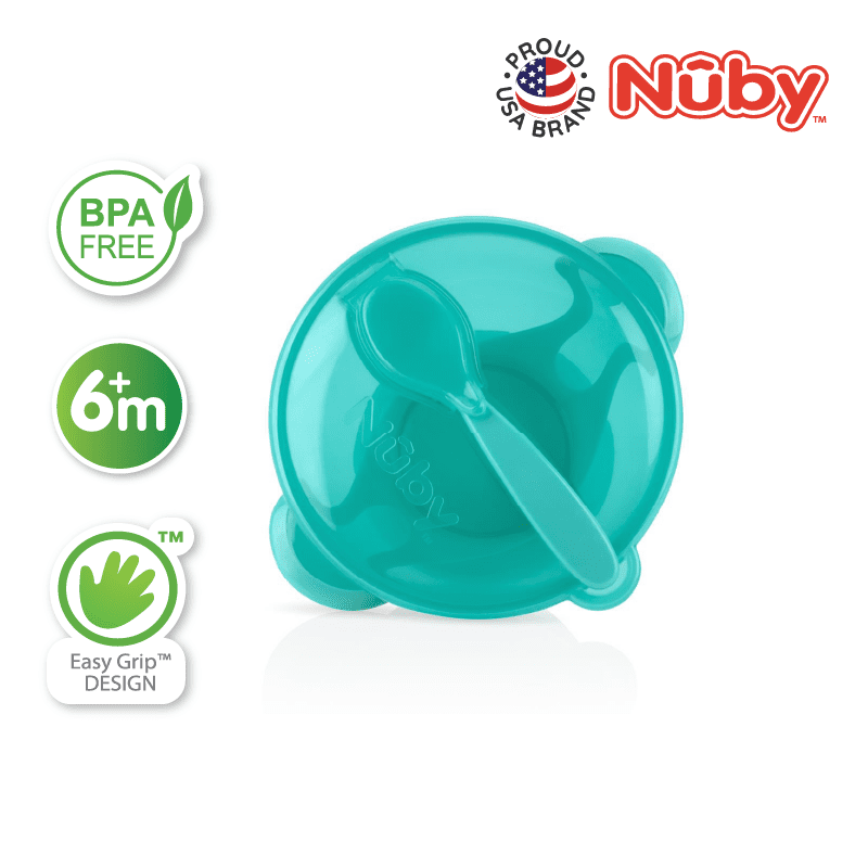 Nuby Easy Go Suction Bowl & Spoon