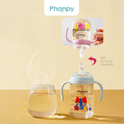 Phanpy One piece gravity ball for Phanpy Toddler PPSU Straw Bottle (240ml)