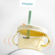 Phanpy Multipurpose Sippy Straw Cup 240ml PPSU White