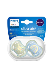 Philips Avent Soother Air 0-6M Boy X2 - Astra Family