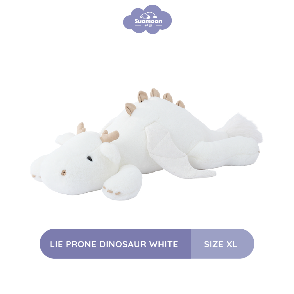 Suamoon Lie Prone Dinosaur White