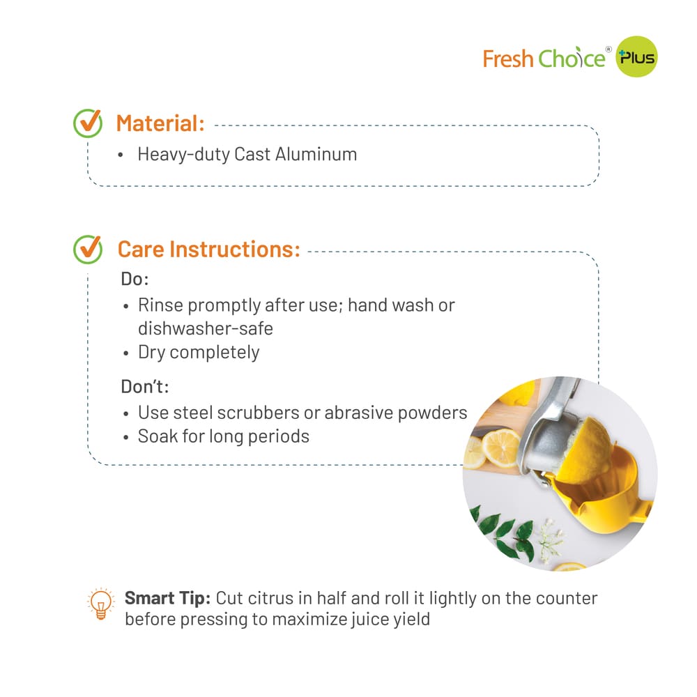 Fresh Choice Tabletop Lemon Press