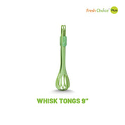 Fresh Choice Whisk Tongs 9”