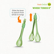 Fresh Choice Whisk Tongs 9”