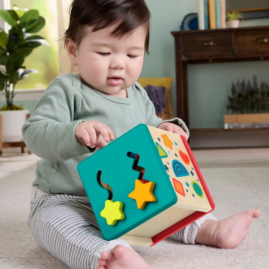 Fisher-Price WOOD MINI ACTIVITY CUBE - Astra Family