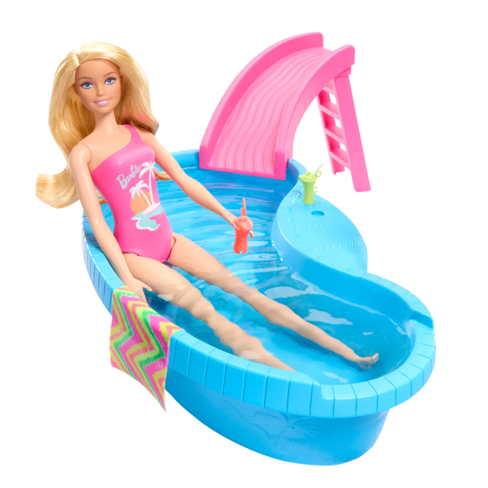 Fisher-Price BRB Ave Pool Wt Doll-Blonde - Astra Family
