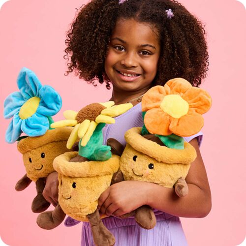 Orange Flower Pot