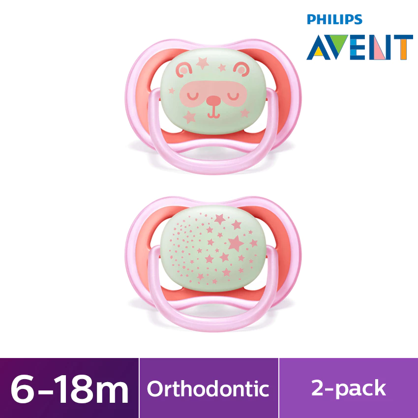 Philips Avent Soother Air 6-18M Girl X2 - Astra Family