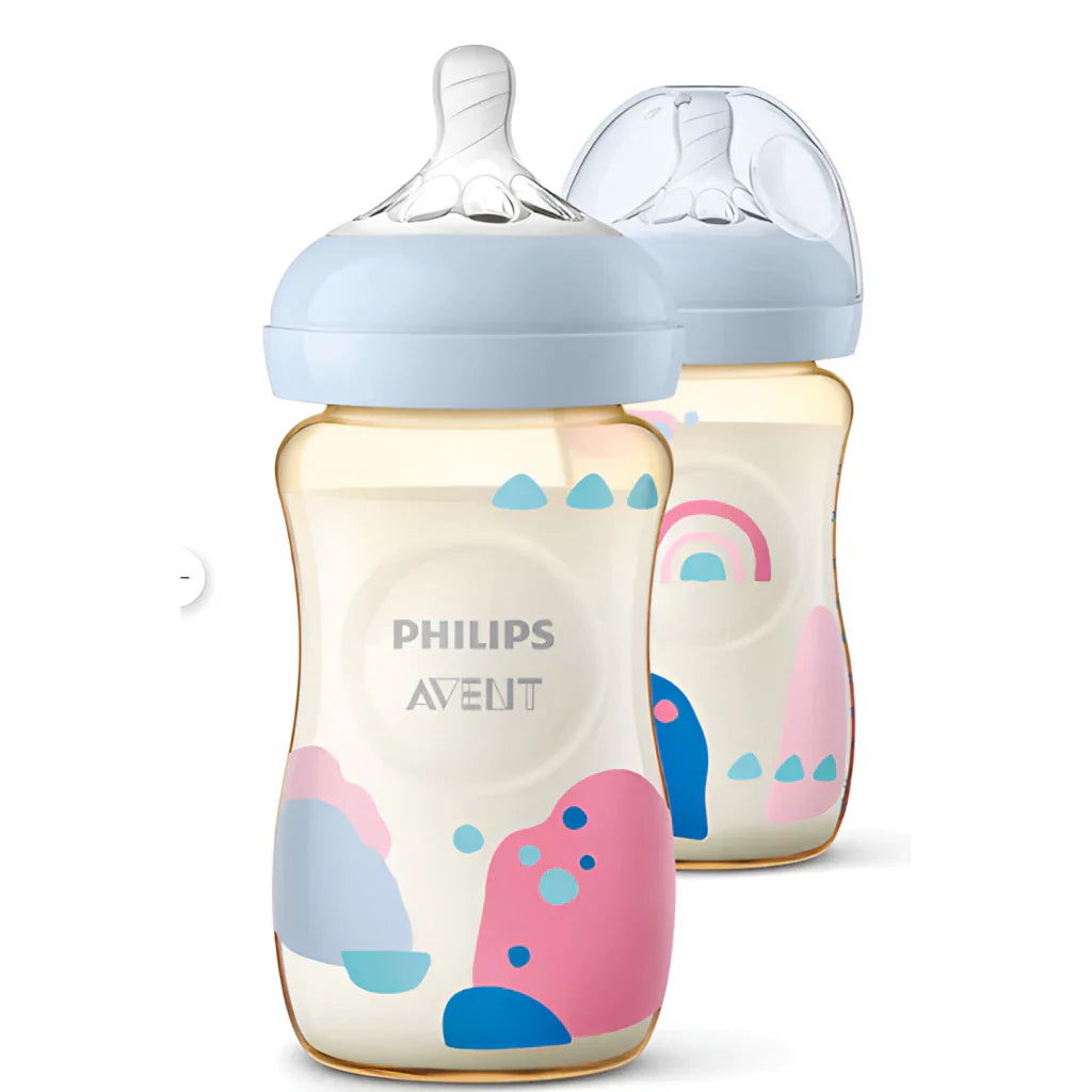 Philips Avent Natural Response Bottle PPSU, 9Oz/260Ml, 1M+, Twin Pack - Astra Family
