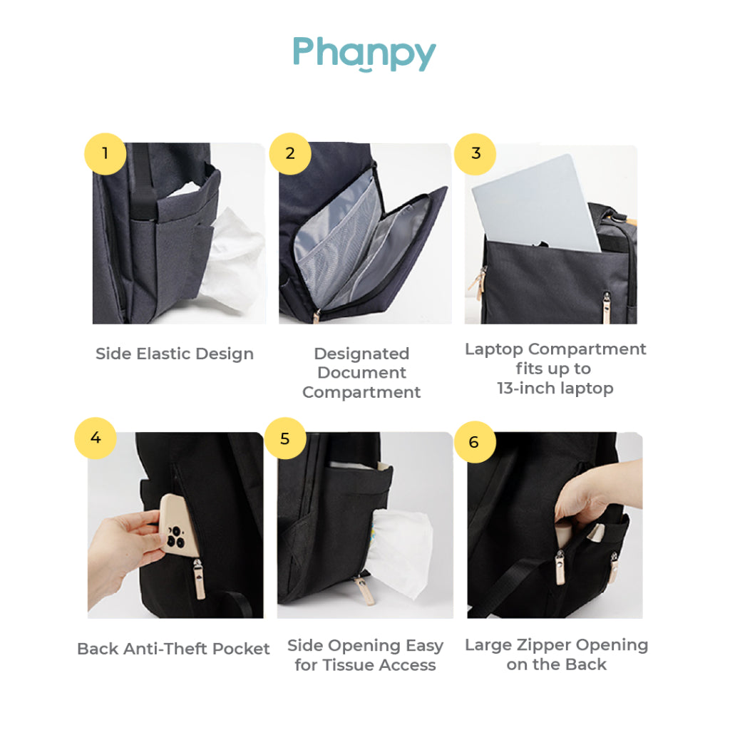 Phanpy Yiyan Backpack Mom Bag