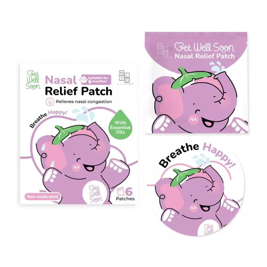 MYLO BREATHE HAPPY NASAL RELIEF PATCH (6/BOX)