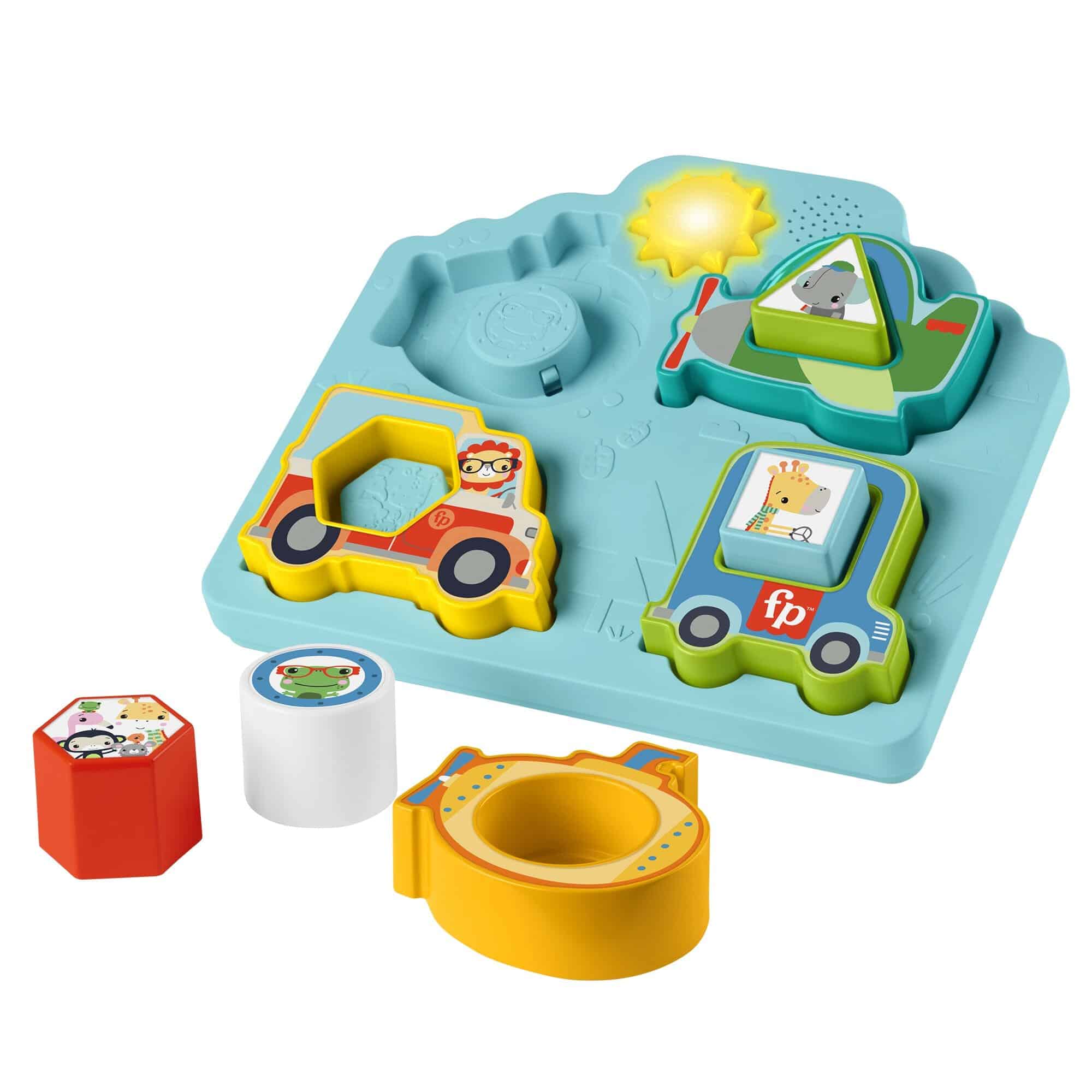 FP INFANT SHAPES & SOUNDS VEHICLE PUZZLE