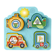FP INFANT SHAPES & SOUNDS VEHICLE PUZZLE