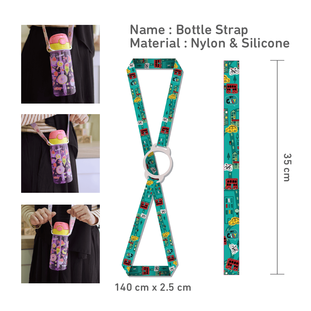Nuby Bottle Strap - City Design