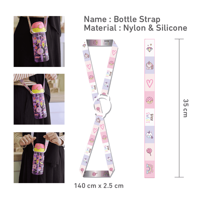 BOTTLE STRAP - UNICORN DESIGN