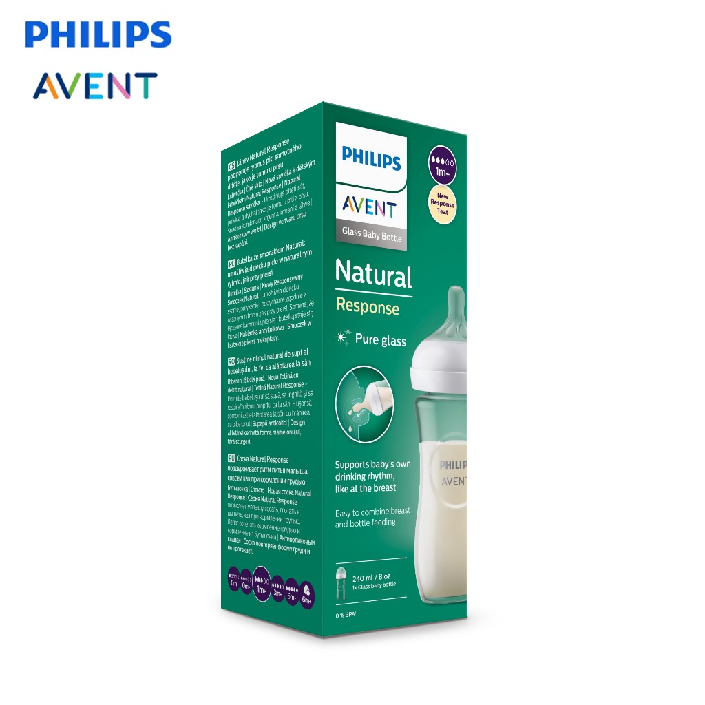 Philips Avent Glass Bottle Natural Response 3.0