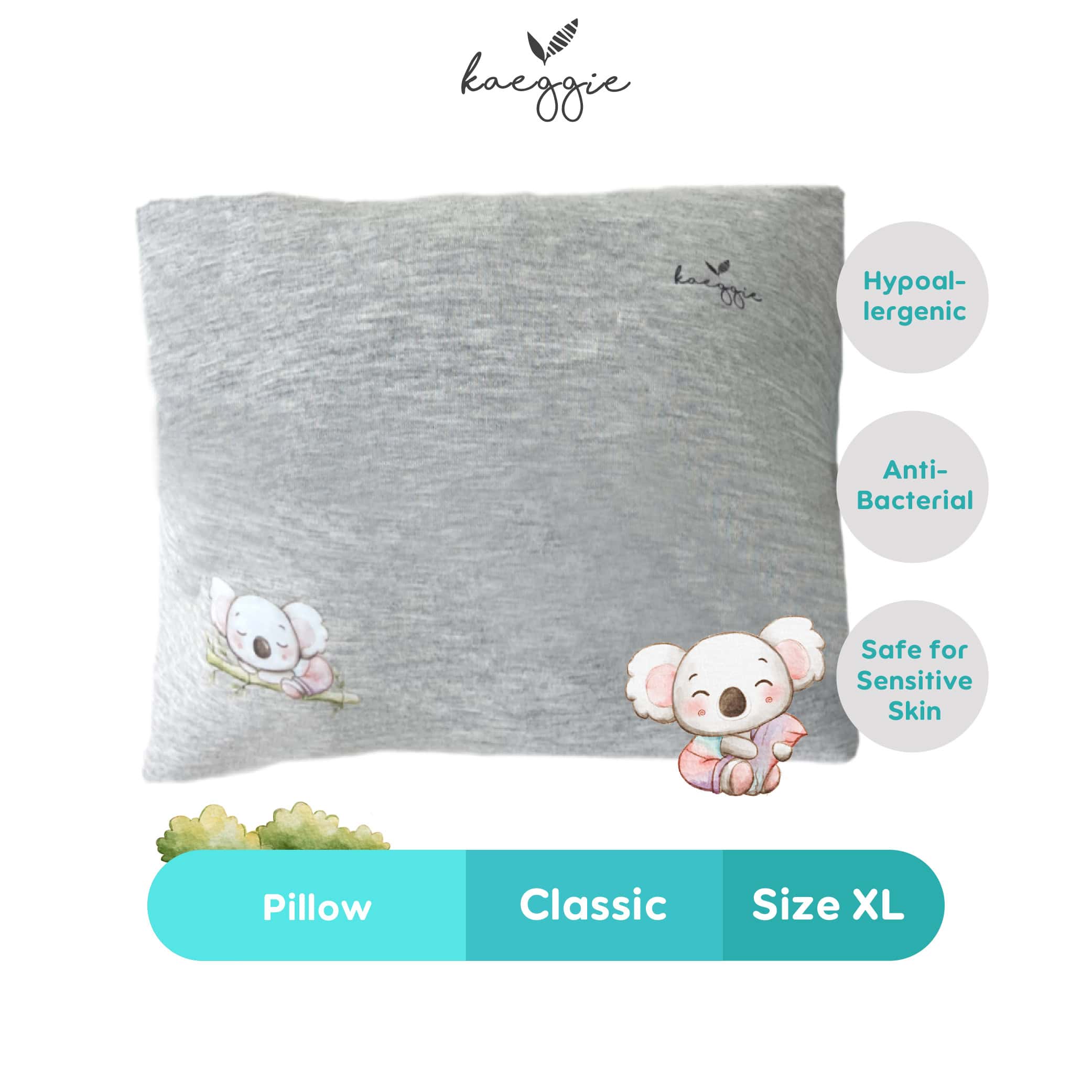 KAEGGIE Organic Bamboo Pillow