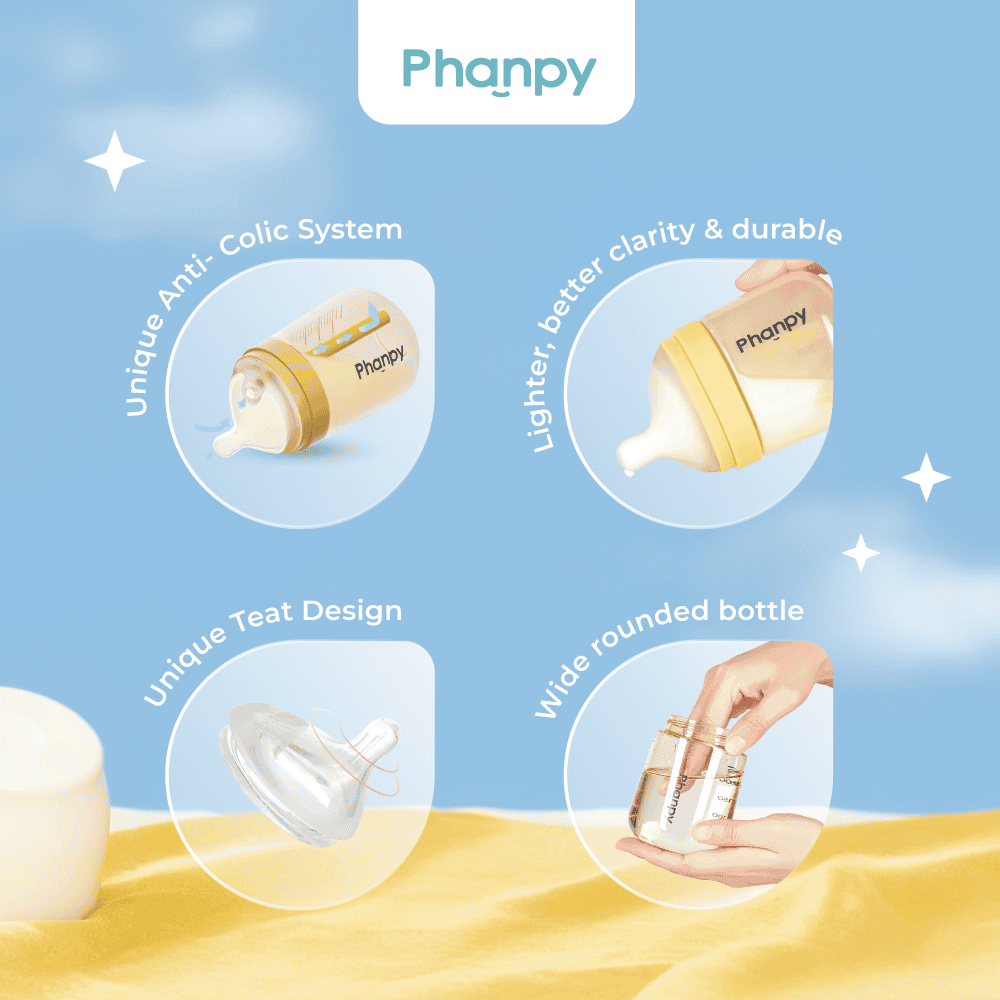 Phanpy Anti Colic PPSU Bottle 160ml