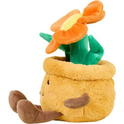 Orange Flower Pot