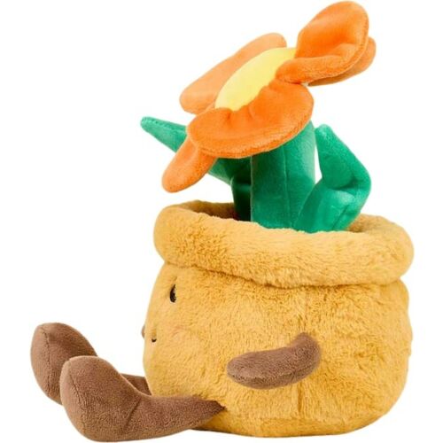 Orange Flower Pot